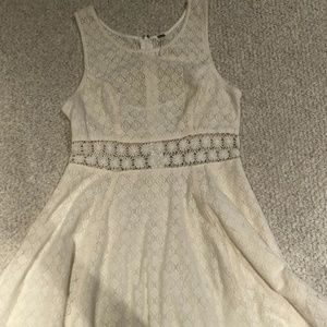 White Lace Free People Dress